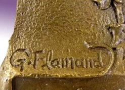 Art Nouveau Bronze - Vase With Nudes - Signed G. Flamand -Salvador Dali Shop 288 559300a9dca9a3