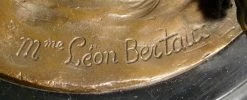 Art Nouveau Bronze - Young Girl Bathing - Signed Leon Bertaux -Salvador Dali Shop 291 659300a9f13a71