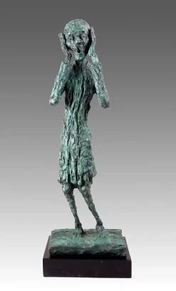 Hommage To Edvard Munch - The Scream - Casted In Bronze