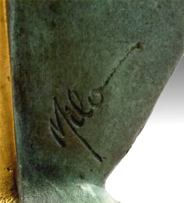 Extraordinary Modern Art Abstract Sculpture Signed Milo 5 Extraordinary Modern Art Abstract Sculpture Signed Milo - Image 5