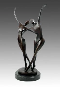 Modern Art Bronze - Two Abstract Dancers - Signed By Milo -Salvador Dali Shop 304 459300aa3bc633