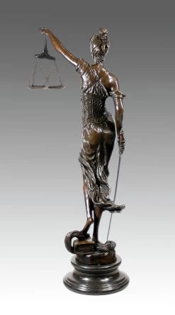 Mythology Bronze Sculpture - Lady Justice - Signed Mayer -Salvador Dali Shop 305 459300aa44bae3