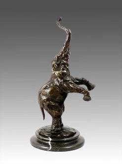 Amazing Animal Bronze Indian Elephant After Rembrandt Bugatti