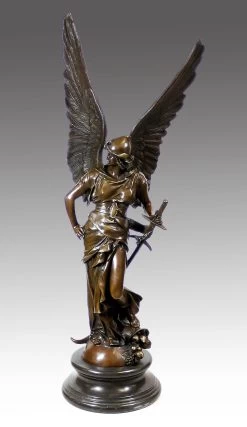 Amazing Large Bronze Sculpture Angel - Paix - From Jules Coutan -Salvador Dali Shop 309 359300aa596237
