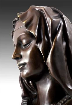 Michelangelo - Madonna Della Pieta - Bronze Sculpture Bust 9 Michelangelo - Madonna Della Pieta - Bronze Sculpture Bust -Salvador Dali Shop 312 559300aa8a6722