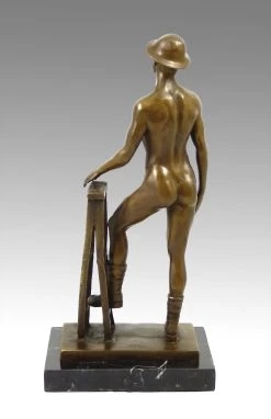 Erotic Sculpture - Naked Man Wearing Shoes And Hat - By M. Nick -Salvador Dali Shop 320 459300aad80ed2