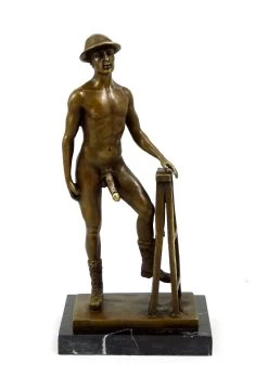 Erotic Sculpture - Naked Man Wearing Shoes And Hat - By M. Nick -Salvador Dali Shop 320 559300aad9faae