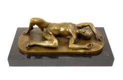 Erotic Sculpture - Young Gay Man Lies On The Ground - Signed -Salvador Dali Shop 321 659300aae0ce60