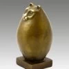Modern Art Bronze Statue - Fat Cat - Signed Fernando Botero