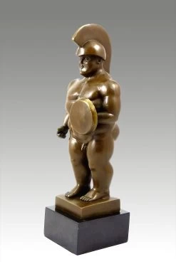 Modern Art Sculpture - Roman Warrior - Signed Fernando Botero
