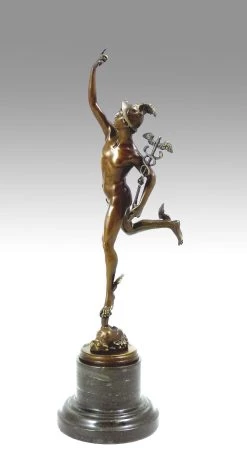Hermes Bronze Statue - Giambologna- Greek Mythology