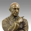 Modern Art Sculpture- Picasso Bust- Signed Juno