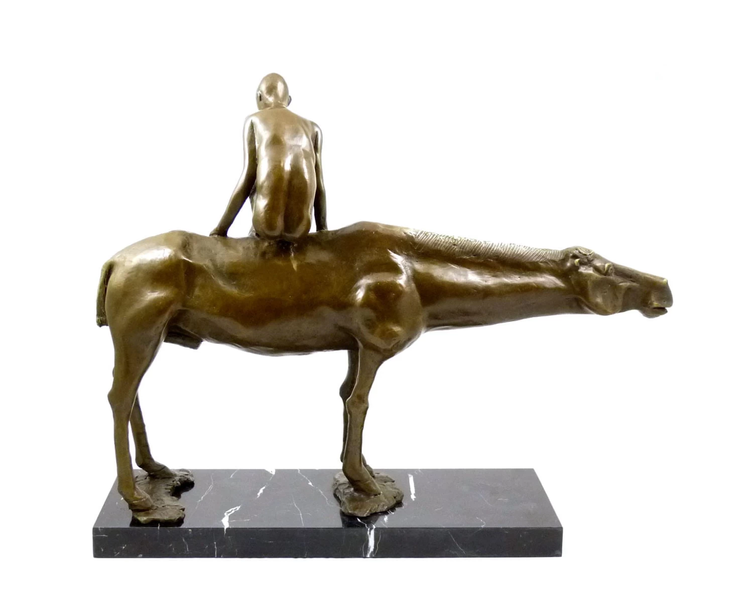 Modern Sculpture- Boy Sitting On Horseback- Signed G. Lachaise 3 Modern Sculpture- Boy Sitting On Horseback- Signed G. Lachaise - Image 3