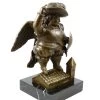 Bronze Sculpture - Archangel With Black Hat - Signed F. Botero