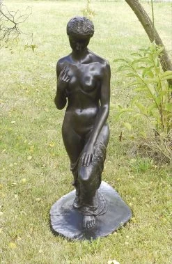 Wilhelm Lehmbruck Bronze Statue - Kneeling Woman - 1911 - Signed