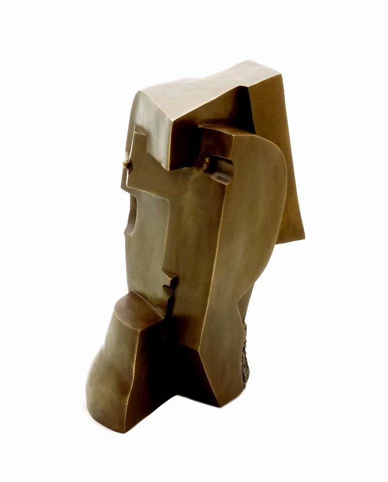 Abstract Sculpture - Otto Gutfreund - Cubism Bronze Signed 2 Abstract Sculpture - Otto Gutfreund - Cubism Bronze Signed - Image 2