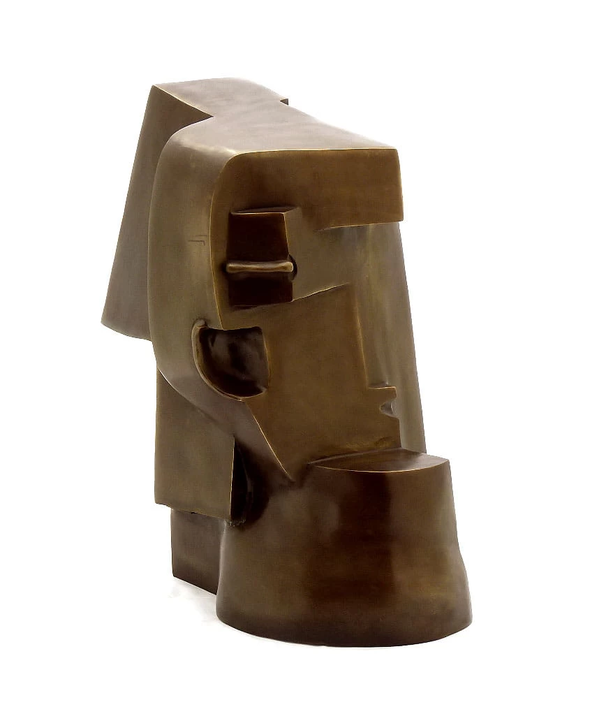 Abstract Sculpture - Otto Gutfreund - Cubism Bronze Signed 4 Abstract Sculpture - Otto Gutfreund - Cubism Bronze Signed - Image 4