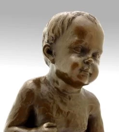 Wilhelm Lehmbruck Bronze - Sitting Boy - Signed 1910 -Salvador Dali Shop 345 359300abb24d32