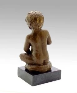 Wilhelm Lehmbruck Bronze - Sitting Boy - Signed 1910 -Salvador Dali Shop 345 459300abb3a617