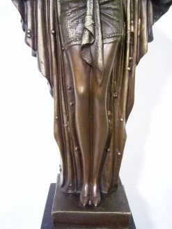 Art Deco Bronze Nude Dancer From Chiparus On Marblebase -Salvador Dali Shop 34 359300a1a99f16
