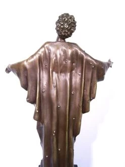 Art Deco Bronze Nude Dancer From Chiparus On Marblebase -Salvador Dali Shop 34 459300a1aae013