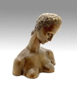 W. Lehmbruck Bronze - Inclined Head Of A Woman, Signed 1911 -Salvador Dali Shop 350 359300ac1e38f8