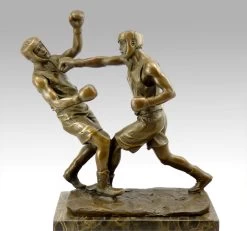 Bronze Cup/ Sports Trophy For Boxing, Signed Milo