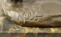 Bronze Cup/ Sports Trophy For Boxing, Signed Milo -Salvador Dali Shop 356 559300ac55e0f4