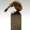 Abstract Bronze Sculpture - Dive - Signed Milo
