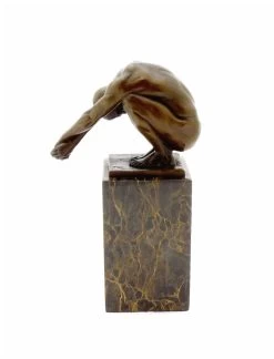 Abstract Bronze Sculpture - Dive - Signed Milo -Salvador Dali Shop 361 459300acc0f711