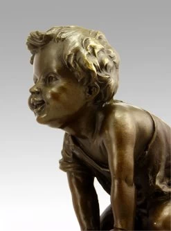 Juan Clara Baby - Children Bronze On A Stool -Salvador Dali Shop 366 359300ac9d1cef