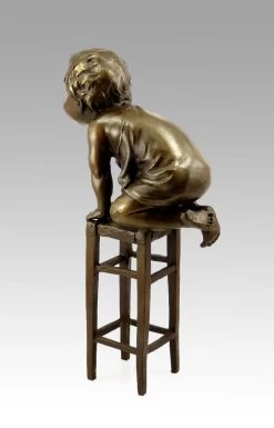 Juan Clara Baby - Children Bronze On A Stool -Salvador Dali Shop 366 459300ac9e3435