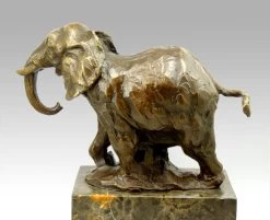 Abstract Bronze Elephant On Marble Base, Signed Milo -Salvador Dali Shop 370 559300acbccdd0