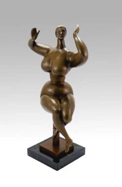 Seated Woman With Upraised Arms - Signed Gaston Lachaise