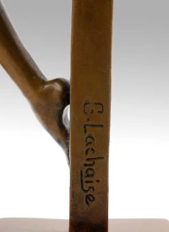 Seated Woman With Upraised Arms - Signed Gaston Lachaise -Salvador Dali Shop 378 559300ad05f5a7