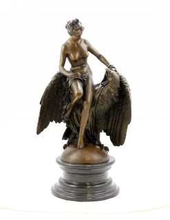 Art Nouveau Sculpture - Virgin With Eagle - After L. C. Buhot -Salvador Dali Shop 384 759300ad46b140