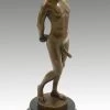 Erotic Bronze - Standing Man With Erected Phallus - By M. Nick