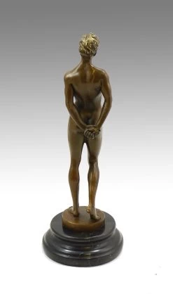 Erotic Bronze - Standing Man With Erected Phallus - By M. Nick -Salvador Dali Shop 388 659300ad6dc331