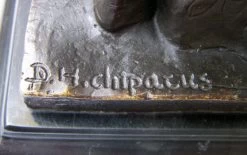 Art Deco Bronze Dancer By D.H. Chiparus - Antinea -Salvador Dali Shop 38 559300a1c56d24