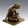 Modern Art Sculpture - Mother And Child (1907) - Sign. Lehmbruck