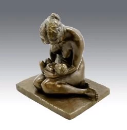 Modern Art Sculpture - Mother And Child (1907) - Sign. Lehmbruck -Salvador Dali Shop 395 459300adb5cef3