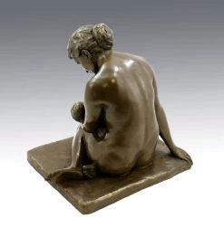 Modern Art Sculpture - Mother And Child (1907) - Sign. Lehmbruck -Salvador Dali Shop 395 559300adb454ca