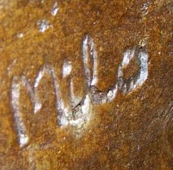 Art Deco Bronze Egyptian Girl On Marblebase Signed Milo -Salvador Dali Shop 39 759300a1d0a0d9