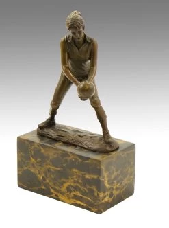 Bronze Cup - Female Volleyball Player - Signed Milo