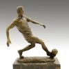 Bronze Sports Trophy - The Football Player - Signed Milo