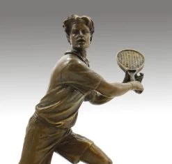 Bronze Cup On Marble Base - Tennis Player - Signed Milo -Salvador Dali Shop 407 659300ae228e69
