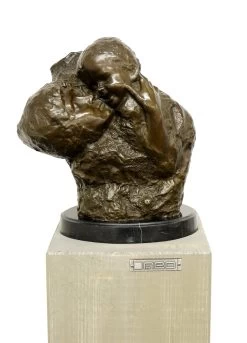 Modern Art Sculpture - Mother With Child, Sign. Käthe Kollwitz