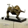 Modern Animal Sculpture - Strong Bull - Signed Milo
