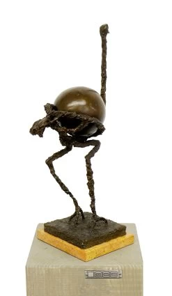 Salvador Dali Modern Sculpture - Ostrich (2 Parts), Homage To S. Dali, Signed -Salvador Dali Shop 452 359300afd15832