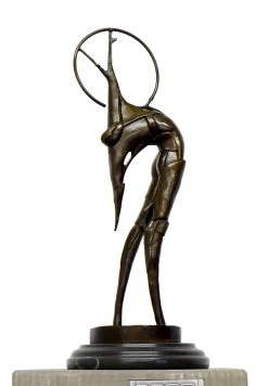 Abstract Bronze Art Marksman / Sagittarius, Sign. U. Boccioni -Salvador Dali Shop 453 559300afddca37